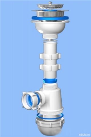 Сифон 3 1/2" * 40 Ani Грот (А0150) (30)