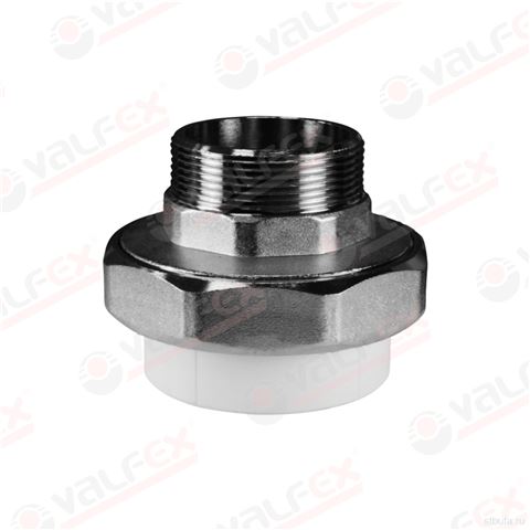 ППРС (полипропилен) Американка (муфта раз.) н/р D25*1/2 хр, Valfex (20/120)