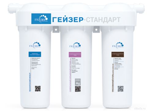 Фильтр трехступенчатый ГЕЙЗЕР Стандарт для ж/в