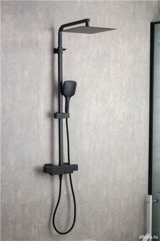 Душевая система (гарнитур) GAPPO G2417-60, латунь, черный (1/3)