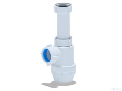 Сифон АНИ Юнг 1 1/4"*32 без выпуска BM1020 (25)