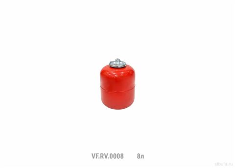 Расширительный бак верт. VALFEX .RV 8л. (КРАСНЫЙ)