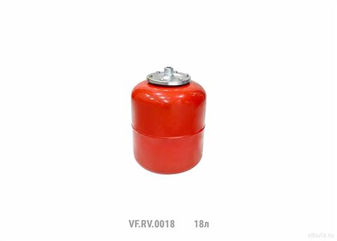 Расширительный бак верт. VALFEX .RV 18л. (КРАСНЫЙ)