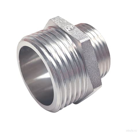 Ниппель переходной НИКЕЛЬ 2" ш * 1 1/4" ш (ZEISSLER) (4/48)