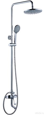 Душевая система (гарнитур) DIADONNA D80-335100 3-х функциональная, латунь, хром (1/4)