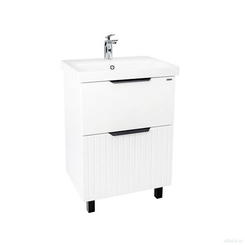 Умывальник MODUO 60 + Тумба "Сицилия" БЕЛАЯ MODUO 60 2 ящика 428x568x820 VIANT