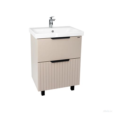 Умывальник MODUO 50 + Тумба "Сицилия" КАПУЧИНО MODUO 50 2 ящика 380x470x820 VIANT