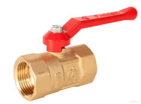 Кран шаровой ПРАКТИК 3/4" г/г рычаг 120 DN20 ГАЛЛОП (60)