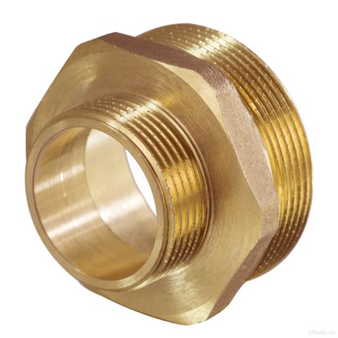 Бочонок переходной. Латунный 1/2"ш* 3/4" ш TiM (10/200)