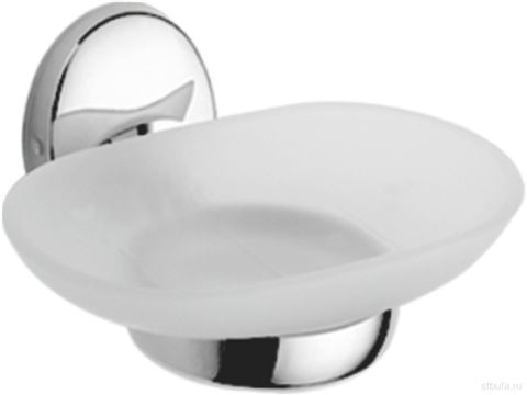 Мыльница настенная (стекло) LEDEME L3302, хром (1)