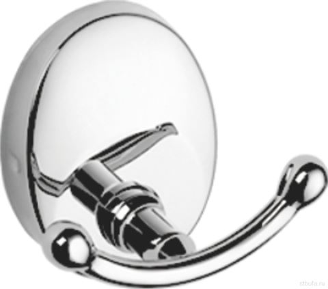 Крючок 2-ой LEDEME L3305-2, хром (1)
